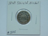 1869 SHIELD NICKEL