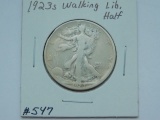 1923S WALKING LIBERTY HALF F