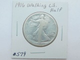 1916 WALKING LIBERTY HALF G