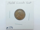 1928D LINCOLN CENT XF