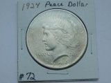1924 PEACE DOLLAR UNC