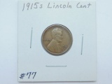 1915S LINCOLN CENT VF+