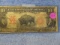 1901 $10. (BUFFALO-RED SEAL) NOTE (RARE) VG