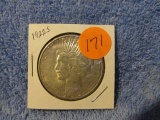 1922S PEACE DOLLAR VF