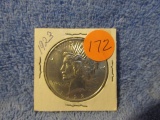 1923 PEACE DOLLAR UNC