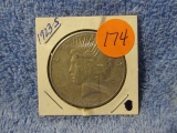 1923S PEACE DOLLAR VF