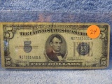 1934C $5. SILVER CERTIFICATE