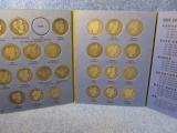 1892-1903 BARBER HALVES COMPLETE IN FOLDER