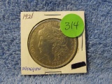 1921 MORGAN DOLLAR UNC-POLISHED