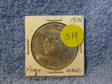 1924 PEACE DOLLAR UNC