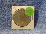 1922S PEACE DOLLAR VF