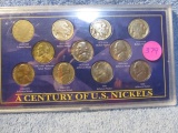 A CENTURY OF U.S. NICKELS IN HOLDER