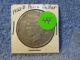 1922D PEACE DOLLAR VF