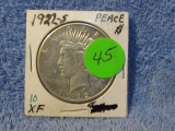 1922S PEACE DOLLAR XF+