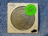 1925 PEACE DOLLAR VF