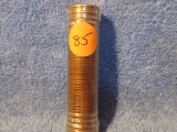 ROLL OF 1951 LINCOLN CENTS BU RED