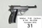 Walther    P-38    Cal 9mm    E-135    SN: 8780    Condition: 65%