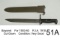 Bayonet     For 1903-A3    R.I.A. 1918    Cut-Down    Condition: Very Good