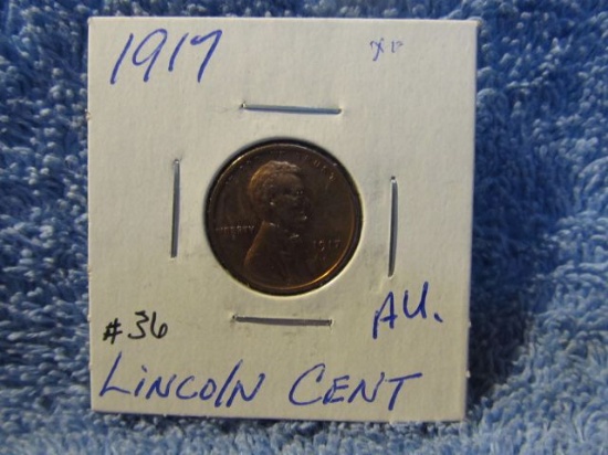 1917 LINCOLN CENT XF