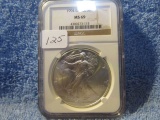 1994 SILVER EAGLE NGC MS69 RARE