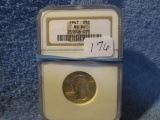 1947,47D,47S, WASHINGTON QUARTERS ALL NGC MS66