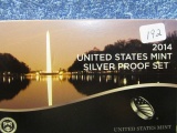 2014 U.S. MINT SILVER PROOF SET