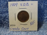 1909VDB LINCOLN CENT UNC