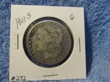 1901S MORGAN DOLLAR VG