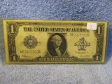 1923 $1. LARGE SIZE SILVER CERTIFICATE SPEELMAN/WHITE XF