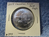 2014 CANADIAN SILVER BALD EAGLE BU