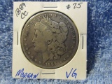 1889CC MORGAN DOLLAR KEY VG