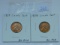 1939P,D, LINCOLN CENTS (2-COINS) BU RED