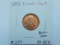 1952 LINCOLN CENT (SHARP) BU RED