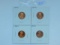 1977S,78S,80,81S, LINCOLN CENTS (4-COINS) PF