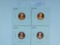 2010S,11S,12S,13S, LINCOLN CENTS (4-COINS) PF