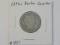 1896O BARBER QUARTER (TOUGH DATE) AG