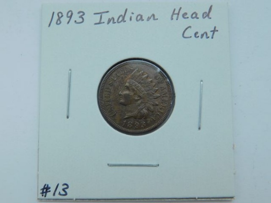 1893 INDIAN HEAD CENT BU