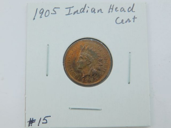 1905 INDIAN HEAD CENT BU RB