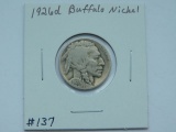 1926D BUFFALO NICKEL VG