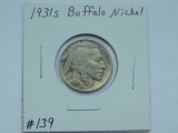 1931S BUFFALO NICKEL VF