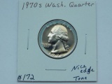 1970S WASHINGTON QUARTER (EDGE TONING) PF