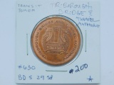 TRIBOROUGH BRIDGE & TUNNEL AUTHORITY TOKEN (SCARCE) BD S 29 SD