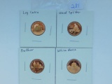 2009S 4-PIECE SET LINCOLN CENTS PF