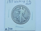 1917 WALKING LIBERTY HALF VG