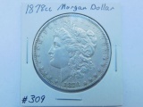 1878CC MORGAN DOLLAR AU