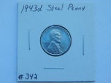 1943D STEEL CENT BU