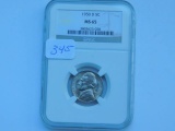 1950D JEFFERSON NICKEL (KEY DATE) NGC MS65