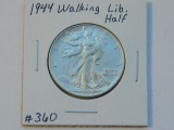 1944 WALKING LIBERTY HALF AU