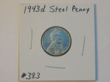 1943D STEEL CENT BU