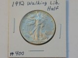 1942 WALKING LIBERTY HALF BU